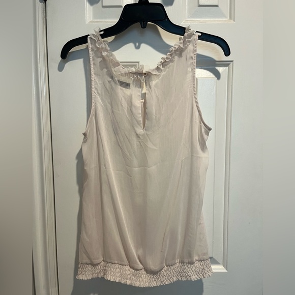 Sheer Top with Ruffle. - Picture 3 of 5